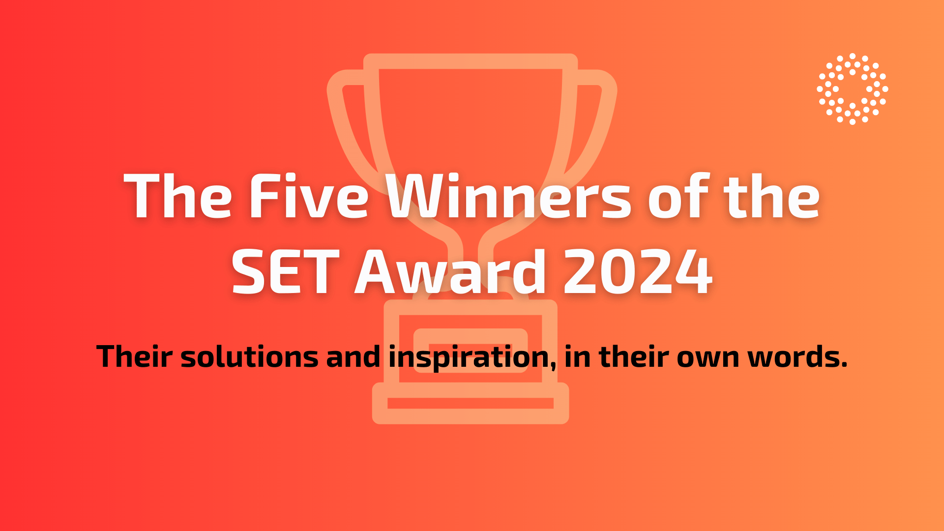 SET Award 2024 Top 5 Global Energy Startups of the Year